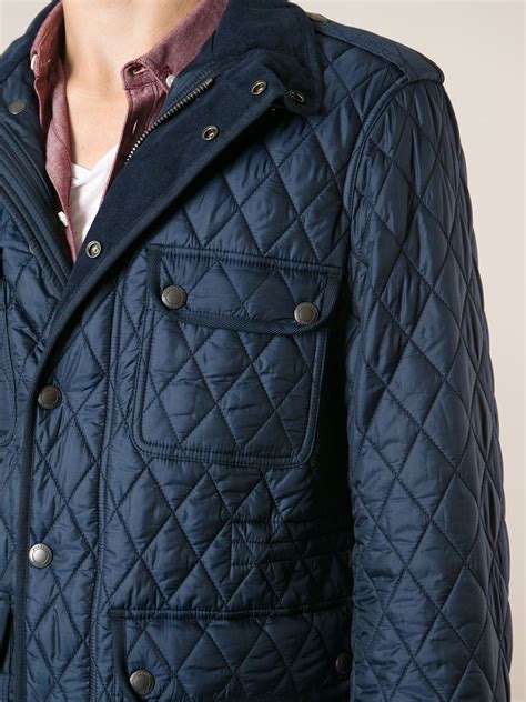 burberry london jacket|burberry diamond quilted field jacket.